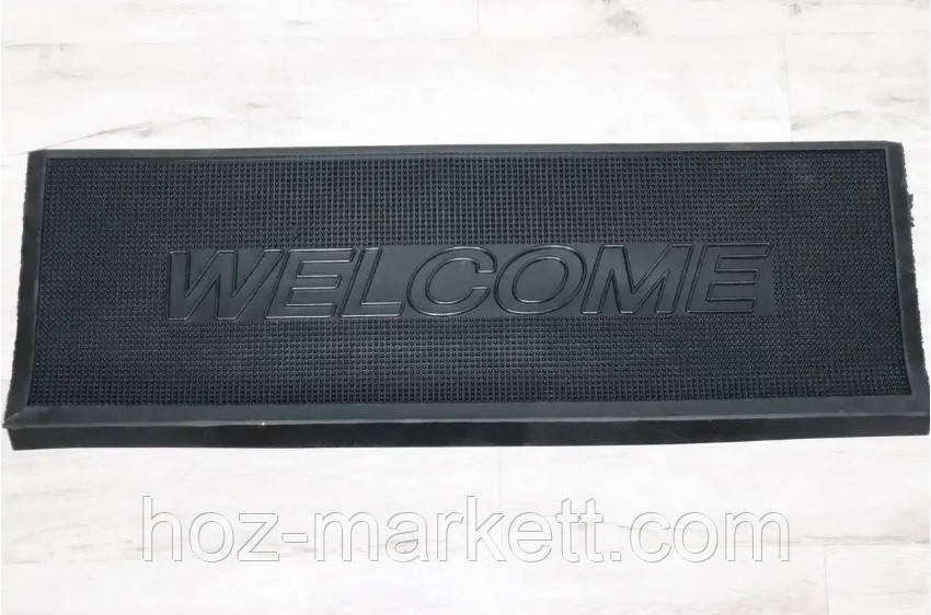 Килимок 90 см х 30 см накладка гумовий на щаблі антиковзний Velcome Харків - фото 3