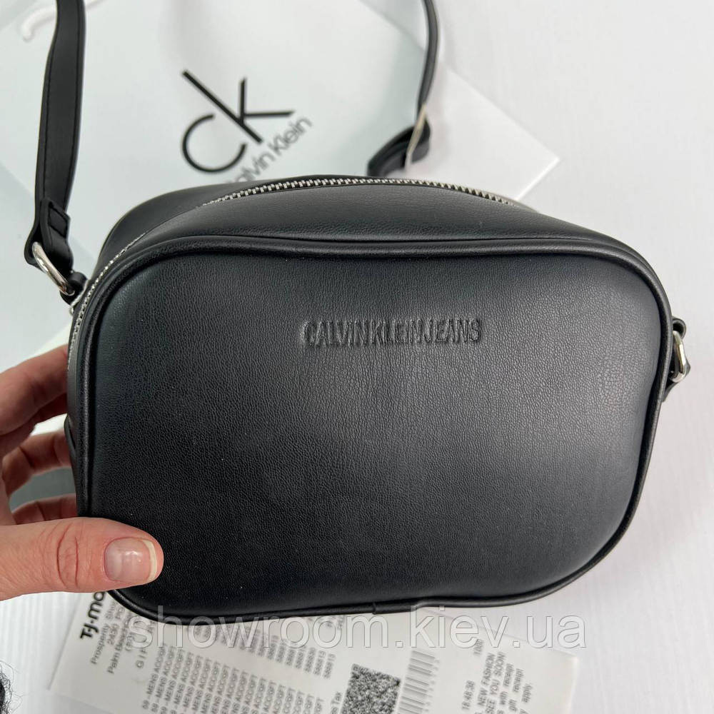 Небольшая женская сумочка на плечо Ck 2866 черная Киев - изображение 5