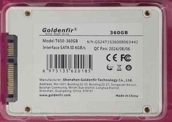 Ssd Goldenfir 360gb,500gb. Киев
