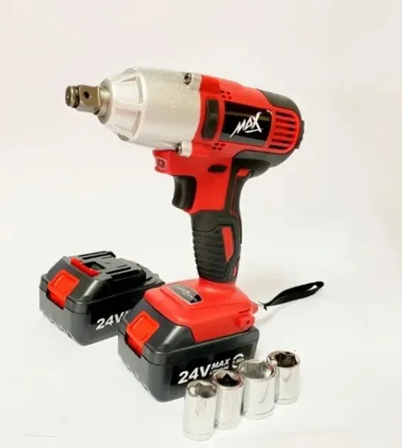 Аккумуляторный гайковерт MAX – 24V, ударный, с комплектом насадок, Польша Львов - изображение 7
