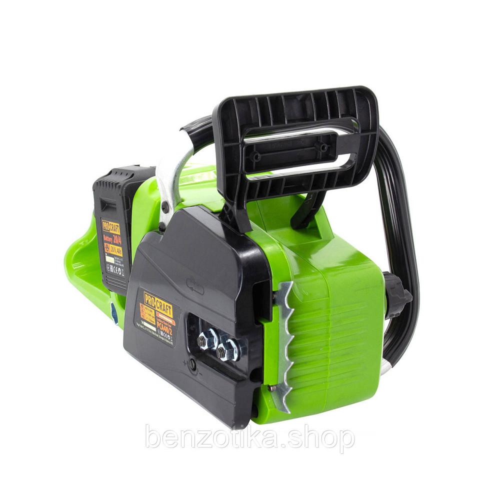 Акумуляторна ланцюгова пилка Procraft PCA40/2 (20В, безщіткова, без АКБ та зарядного пристрою) — пот Київ - фото 8