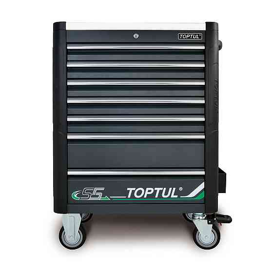 Тележка инструментальная для автосервиса (BUMPER SERIES) 7 секций TOPTUL TCAS0703 Одесса