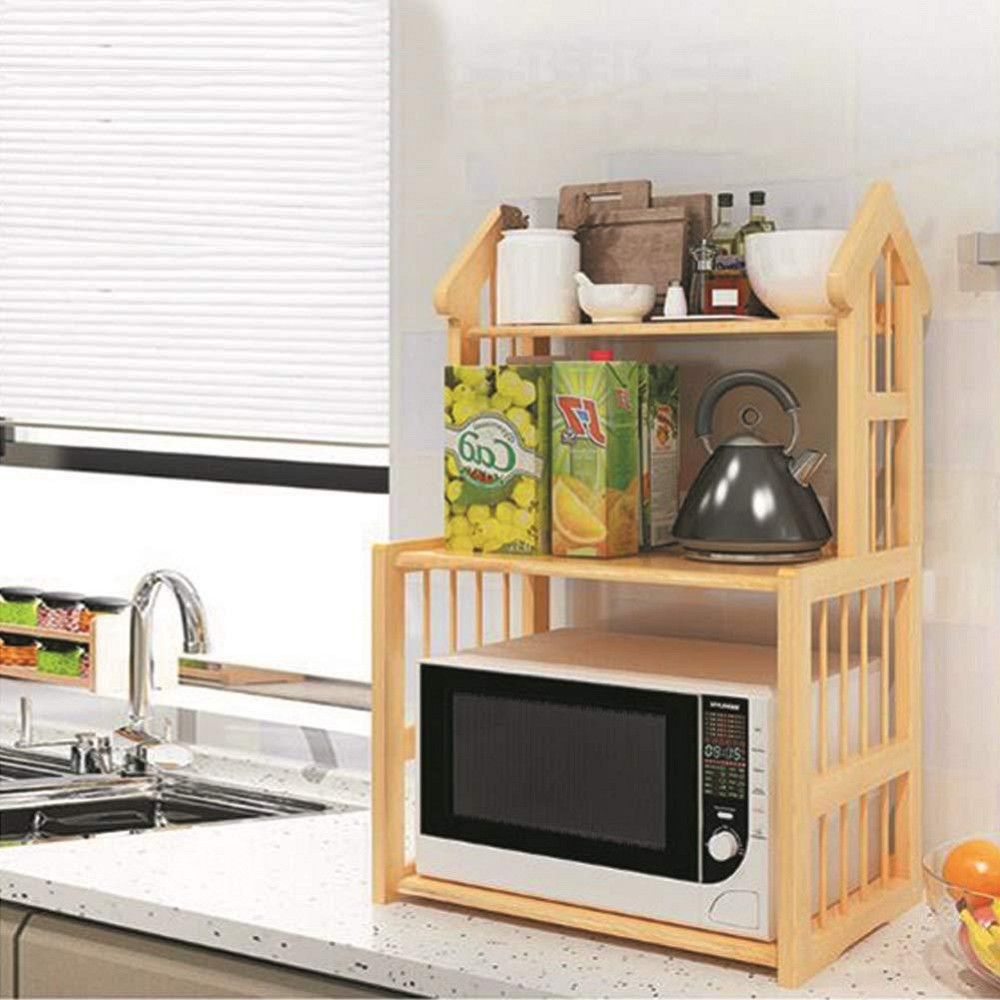 Етажерка для мікрохвильовки "Хівані 3" ваніль Миколаїв - фото 1