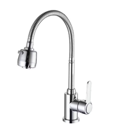 Смеситель для кухни Champion EZA-011 Chrome Reflector с рефлекторным изливом (CH6455) Черновцы