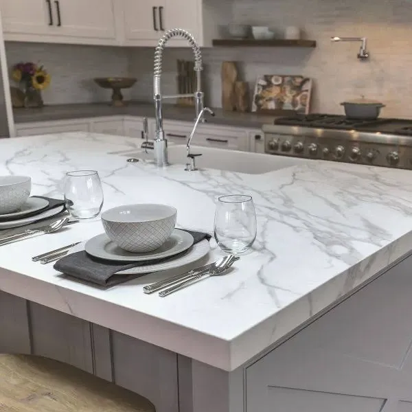 Универсальная самоклеящаяся пленка 3м х 60см Белый мрамор для мебели, стен, декора и ремонта Одесса - изображение 5