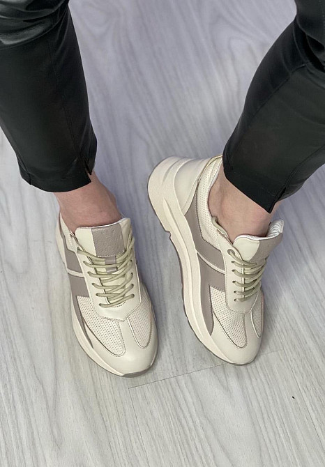 AVALON Кросівки жіночі AVALON 619 бежеві (весна-осінь, шкіра натуральна) (4999) 36-40 Коломия - фото 4