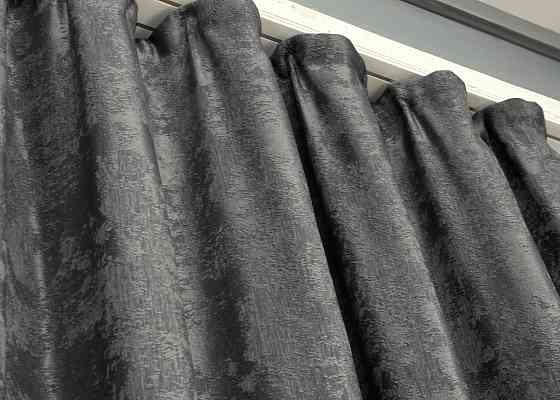 Шторна тканина жакард, колекція "Sultan XO" Туреччина колір графітовий 1123ш Київ