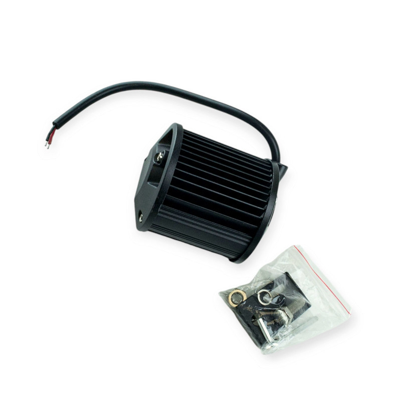 Фара LED прямокутна. 95х75х60 (ДВШ) 36W дальній 3535 додаткова Мукачево - фото 1