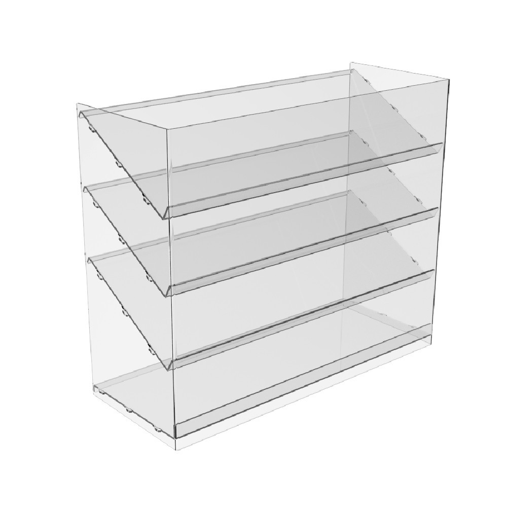 Підставка вітрина EKOSTAR 4 полиці 500х200х420 Київ - фото 7