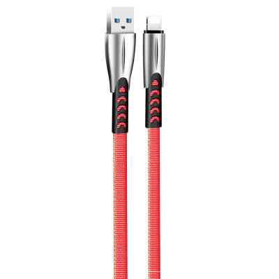Дата кабель USB 2.0 AM to Lightning 1.0m zinc alloy red ColorWay (CW-CBUL010-RD) Вінниця
