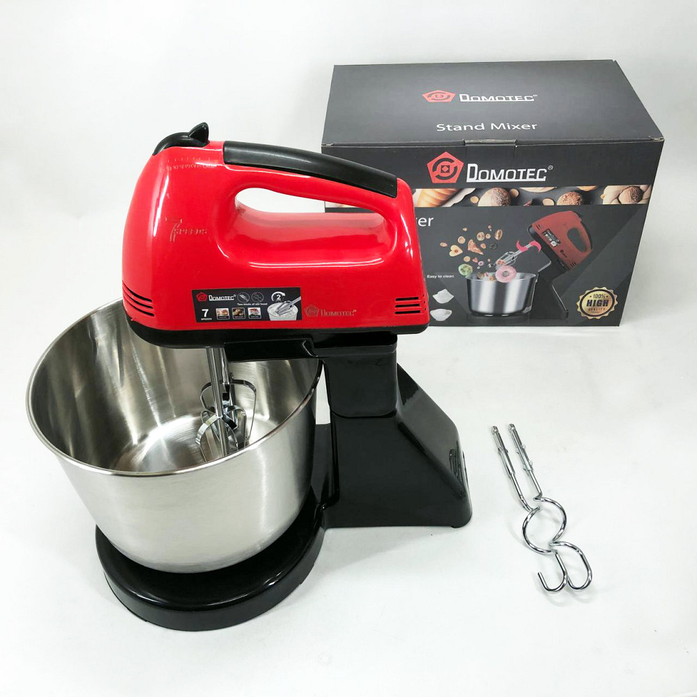 Міксер для збивання кремів Domotec R6637R 2 л 250 W, Електричний міксер ручний Кулінарний VS-29 Івано-Франківськ - фото 9