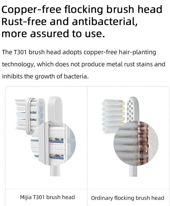 Электрическая зубная щетка Xiaomi MiJia T301. Киев - изображение 2