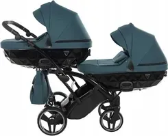 Дитяча коляска Junama Wózek Bliźniaczy Basic Duo Slim V2 2W1 02 Київ - фото 1