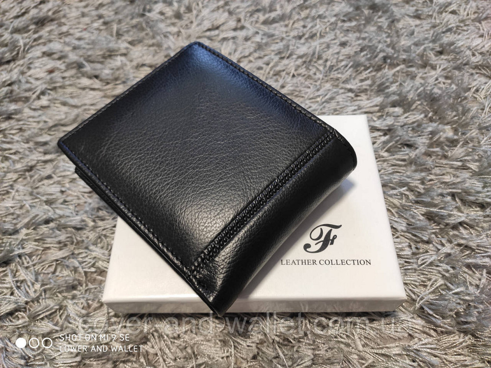 Горизонтальний чоловічий шкіряний гаманець без фіксації Marco Coverna 22-208B Київ - фото 2