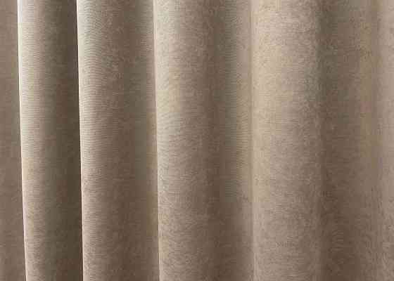 Шторная ткань микровелюр Petek YL цвет капучино 2018ш Киев