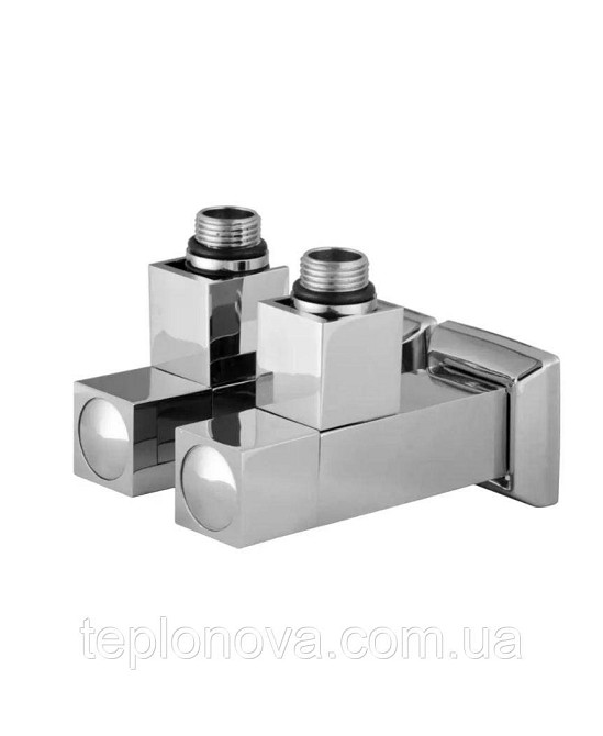 Крани для рушникосушки LUX Хромовані Solomon 1/2" Chrome LUX Чернівці - фото 1