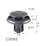Натискна кнопка кріплення обшивки Clipss — Honda, Mitsubishi, Mazda, Toyota, Lexus | MU000319, MR220501, 91512-SX0-003 Ковель - фото 2