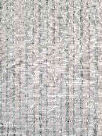 Шпалери вінілові на флізеліні A.S.Creation Maison charme 0.53x10 смуги тонкі вузькі бірюзові світло-сірі Київ