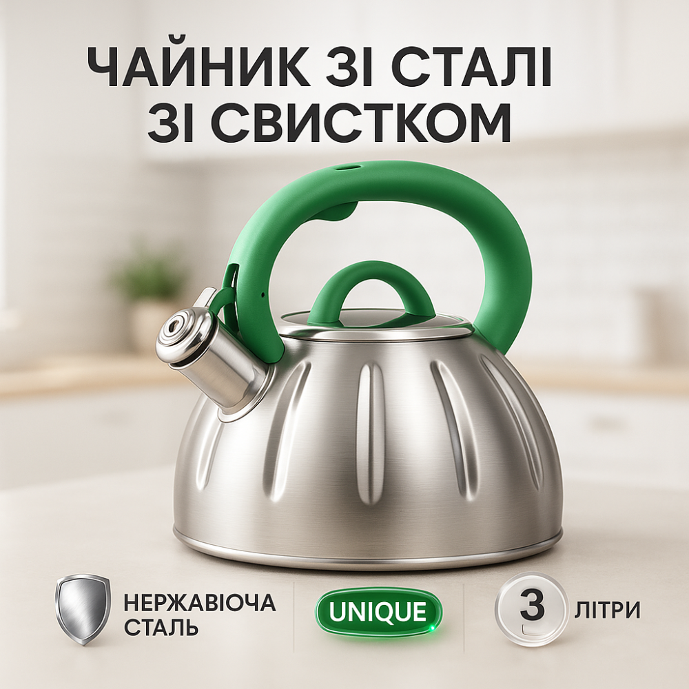 Эмалированный чайник со свистком для газовой плиты, Чайник из нержавейки Хороший со свистком KG-67 Львов - изображение 16