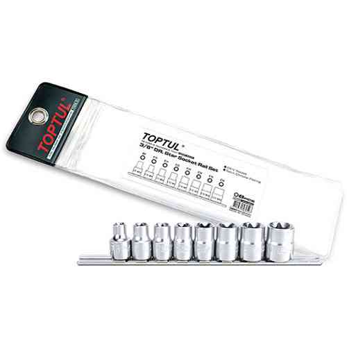 Набір головок TORX на планці TOPTUL 3/8" E8-E20 8ед. GAAG0802 Одеса