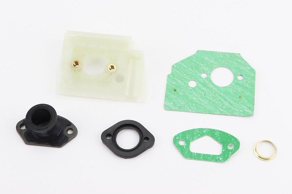 Патрубок карбюратора + перехідник + пластина + кільце + прокладки-2шт к-кт 4500/5200 Киев - изображение 1