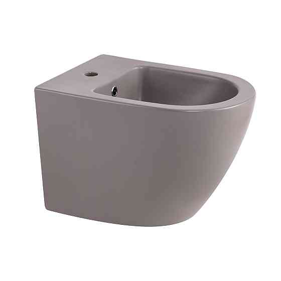 Биде подвесное Qtap Robin 515x370x350 мм, Stone grey QT13551381GSG Киев