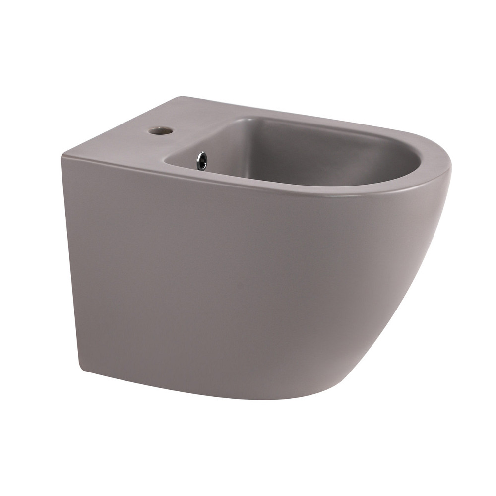 Биде подвесное Qtap Robin 515x370x350 мм, Stone grey QT13551381GSG Киев - изображение 1