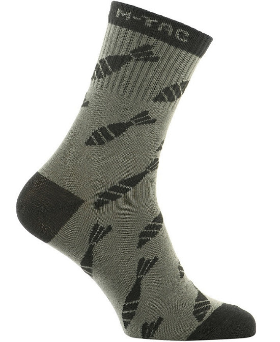 Повседневные Носки высокие легкие из хлопка M-Tac 