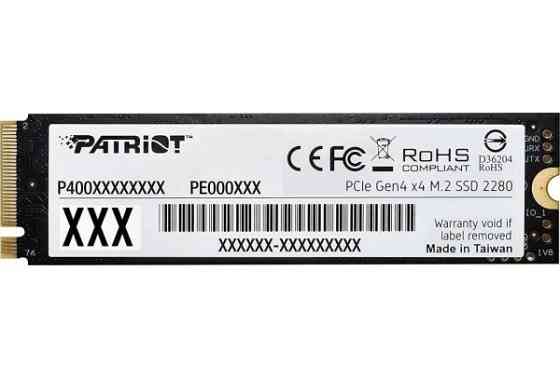 Накопичувач SSD 1 TB Patriot P400 Lite M.2 2280 PCIe NVMe 4.0 x4 TLC (P400LP1KGM28H) M.2 Харьков