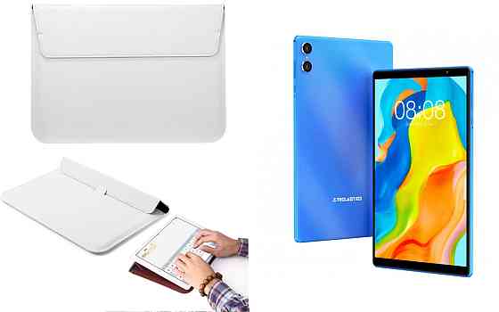 Чехол-конверт VitoCase для Teclast P26T, с функцией подставки для планшета Белый Киев