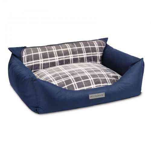 Лежак Pet Fashion «Prime» для собак, 66x52x24 см, синій Вінниця