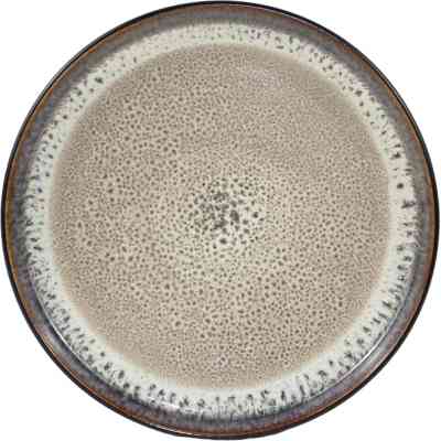 Тарелка Ardesto Bolzano, 20.3см, кераміка, чорно-коричневий (AR2920BB) Винница