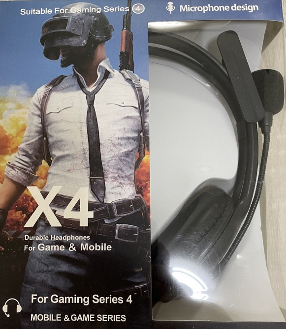 Ігрові навушники з мікрофоном. Харків - фото 1