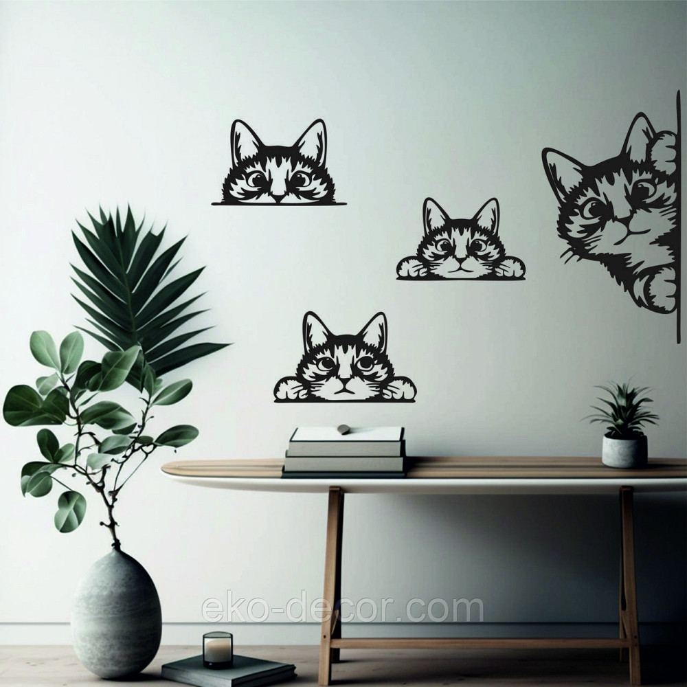 Декоративное настенное 3D Панно «Кот» Декор на стену с объемом (цена за 1 шт) Киев - изображение 7