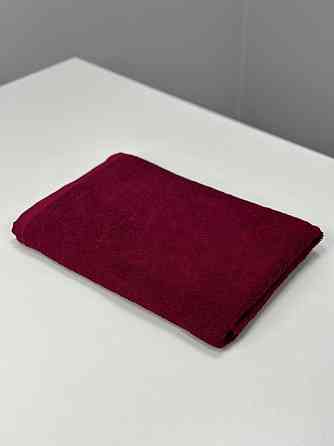 Рушник однотонний Ideal Textile 70х140 см 400 г/м2 бордовий (56860931) Чернівці