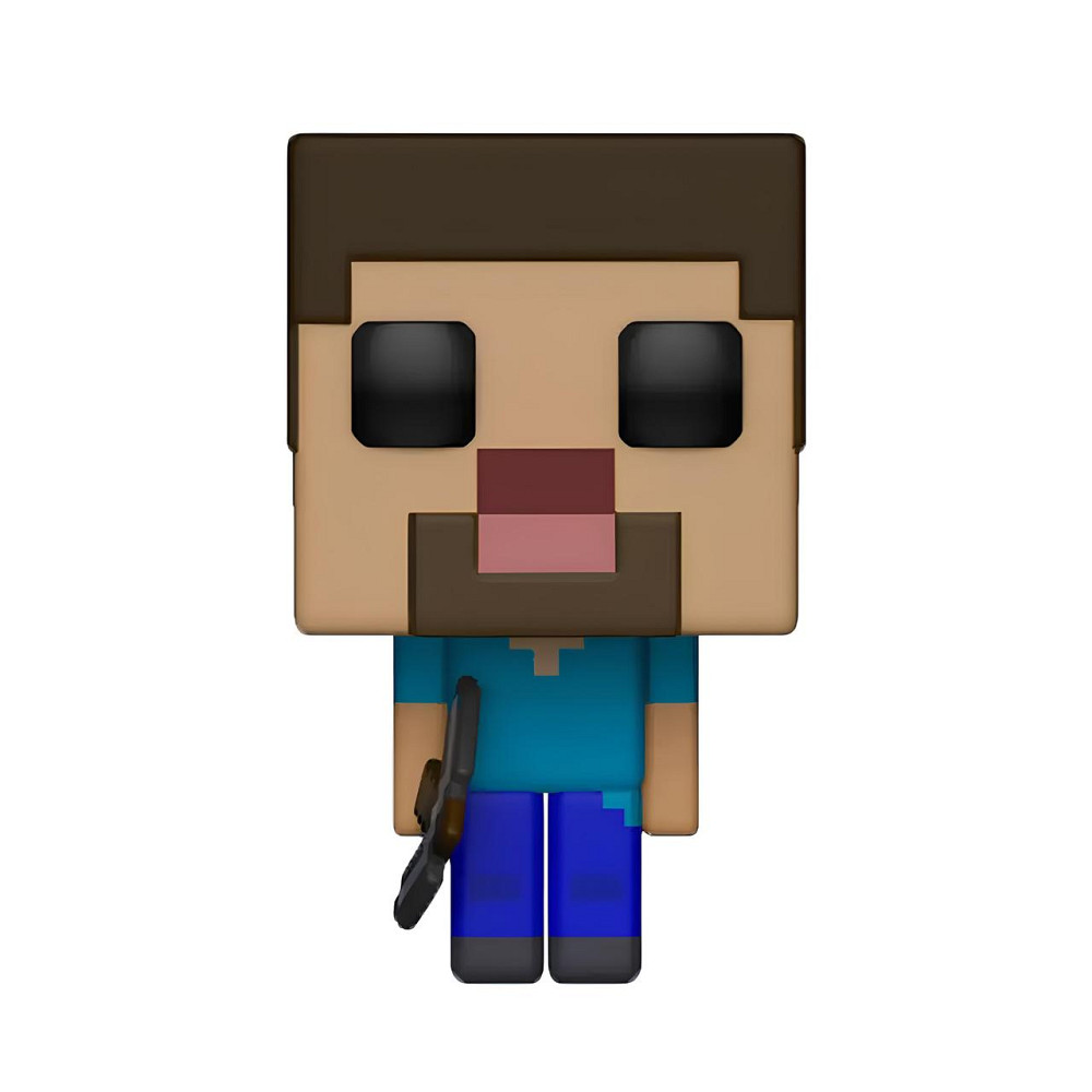 Фигурка Стив. Фанко Поп Майнкрафт. Funko POP Minecraft. Статуэтка Стив (Steve) из игры Майнкрафт 10 см Киев - изображение 2