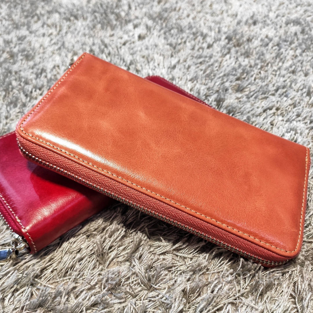 Женский пудровый кошелек на молнии из гладкой кожи Marco Coverna 7003 Киев - изображение 3