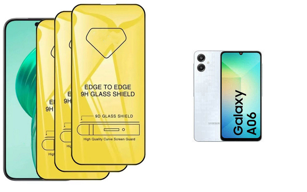 Захисне скло DefenzoGlass для Samsung Galaxy A06 – подвійна міцність Київ - фото 1