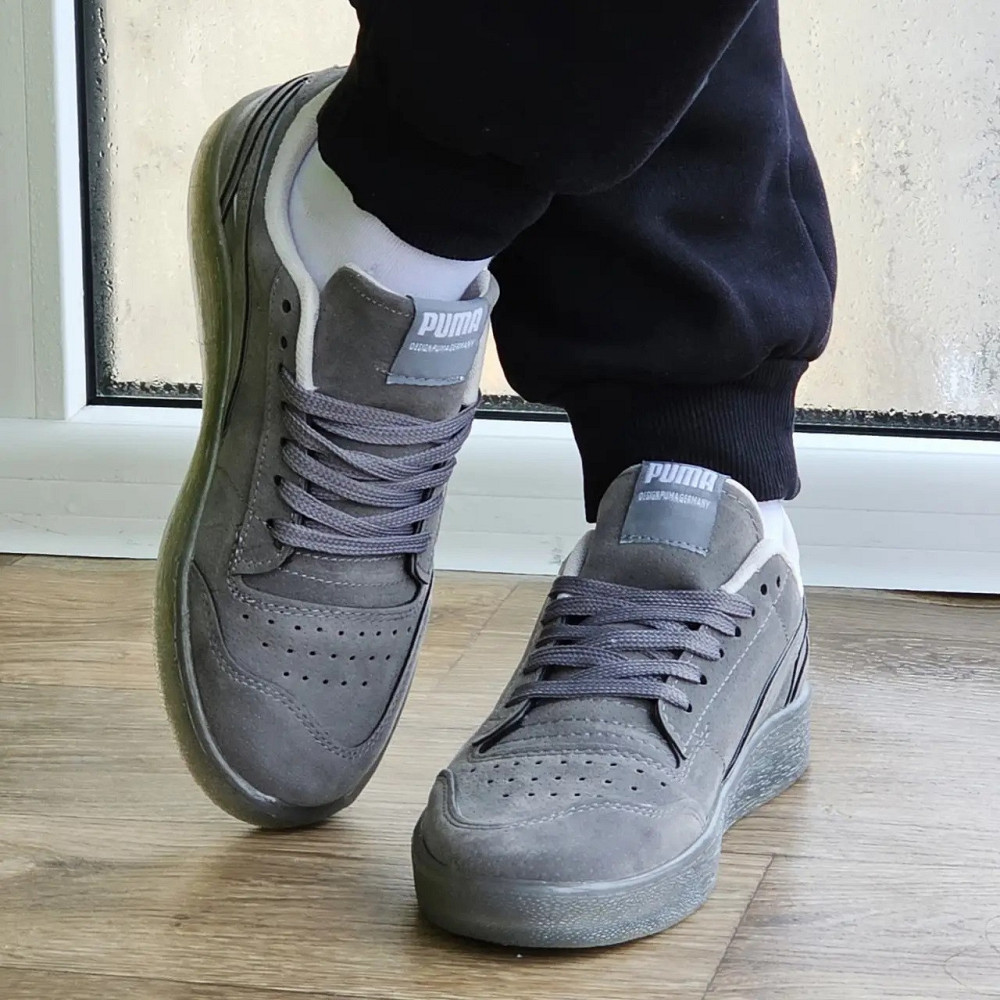 Кроссовки Мужские Puma Серые Замшевые Пума (размеры: 41,43) Днепр - изображение 7