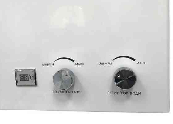 Газова колонка турбована DION JSD-10D проточний водонагрівач турбо із закритою камерою 10 л/хв димохід в комплекті Київ