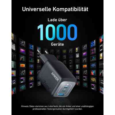 Зарядний пристрій Anker GaNPrime 67W 2xUSB-C PD + 1xUSB-A Black (A2669313) Вінниця