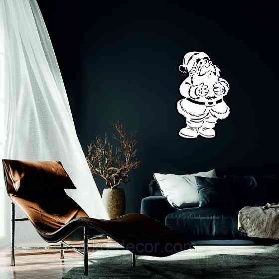 Декоративне настінне Панно «Дід Мороз», Декор на стену Київ