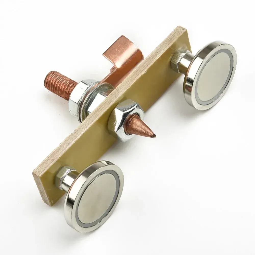 Магнітна клема з подвійними магнітами для зварювання Київ - фото 7