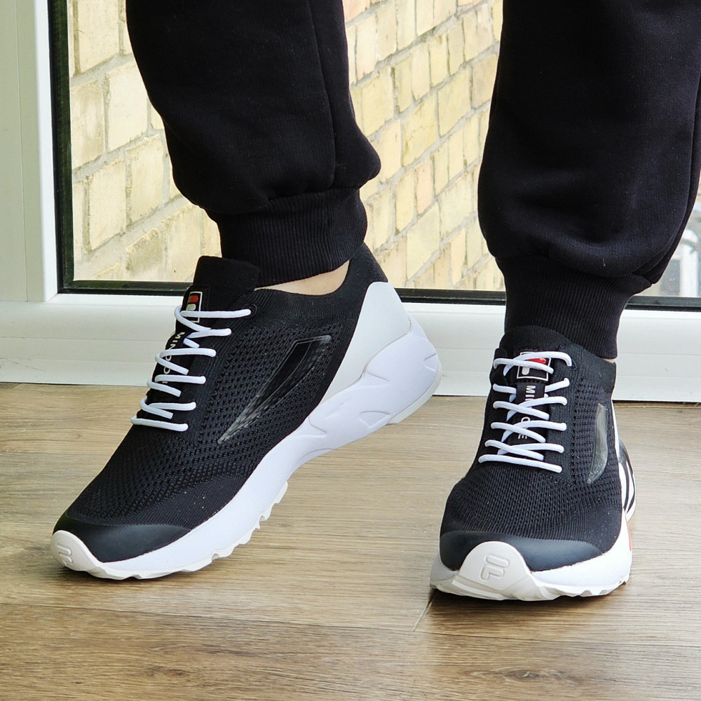 Кросівки FILA Чорні Чоловічі Філа Тканинні Літні для бігу (розміри: 41,42,43,44,45) Дніпро - фото 9