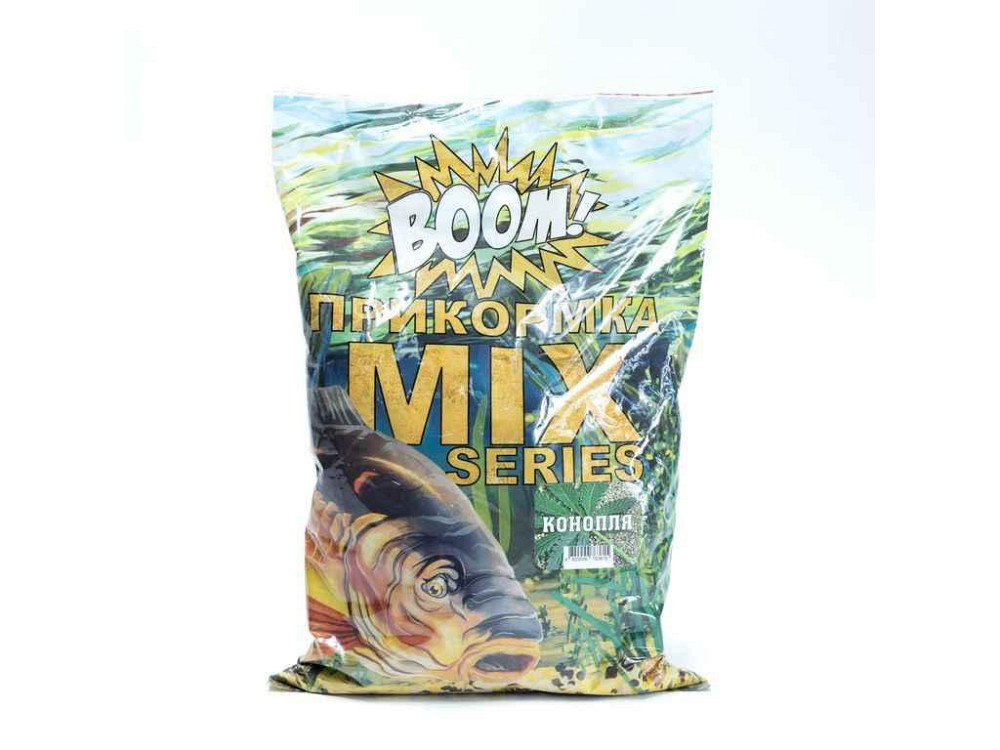 Приманка для ловли рыбы Конопля 900г MIX СЕРИЯ ТМ BOOM Solmir Киев - изображение 1