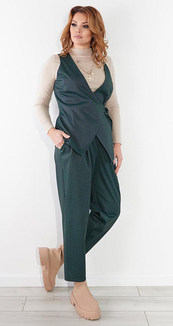 Брючный костюм с жилетом (50) Киев - изображение 5