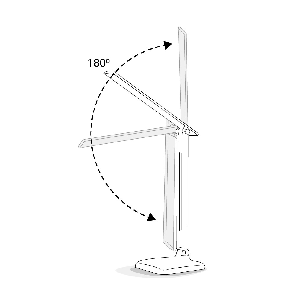 Світлодіодний настільний світильник Ardero DE1725ARD 9Вт 6500K білий Харків - фото 2