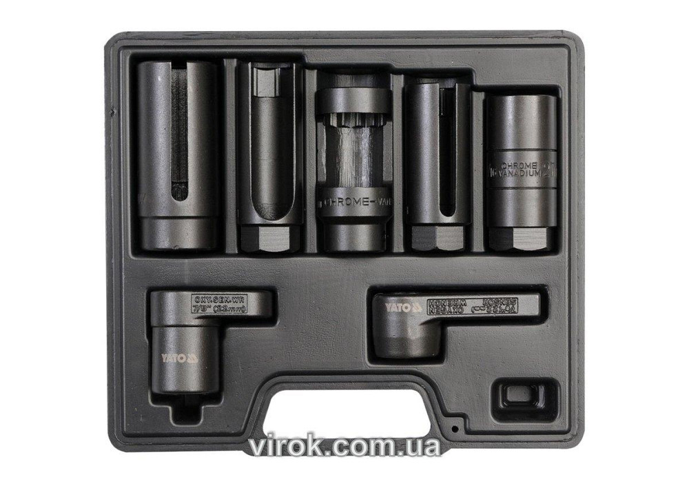Набір насадок для лямбда-зонда і форсунок YATO, 7 елем.  [5] Одеса - фото 1