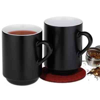 Набор чашек Kela Mattia 300 мл 2 шт Black (12756) Вінниця