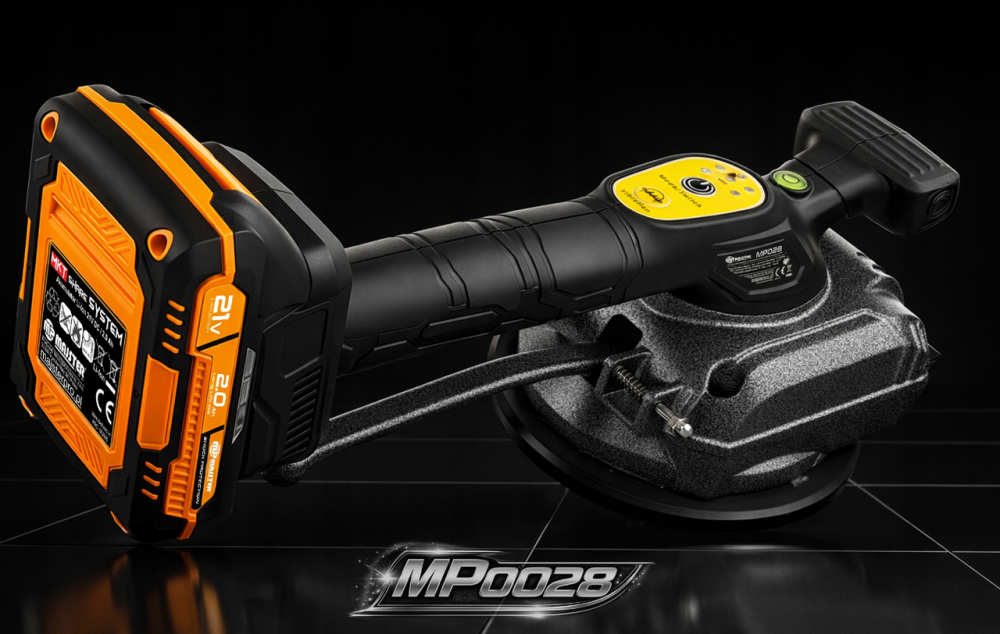 Віброприсоска для плитки + 2 акумулятори 2Аг 21В Majster Pro (Польща) Київ - фото 6